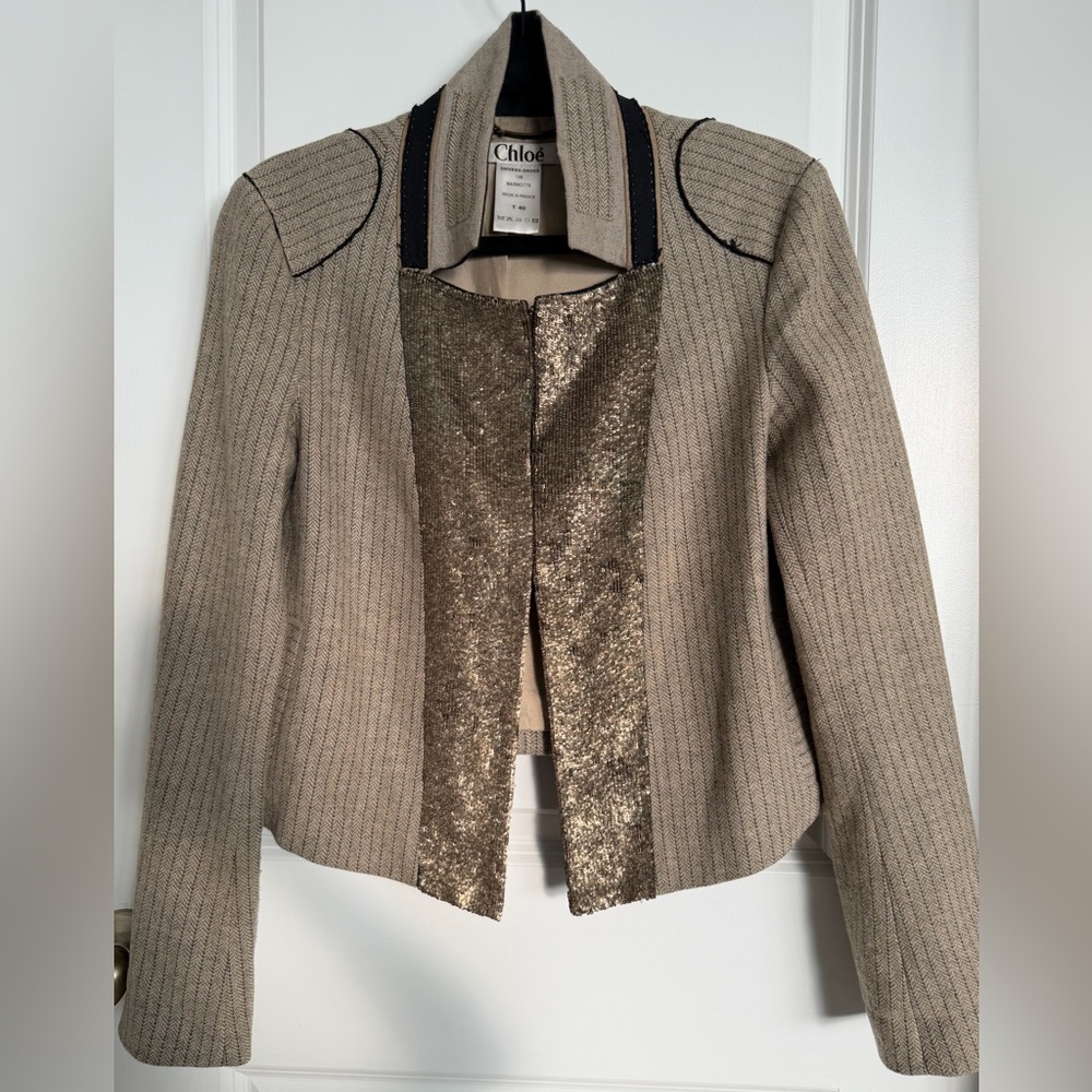 Chloe F/W 2005 tan jacket